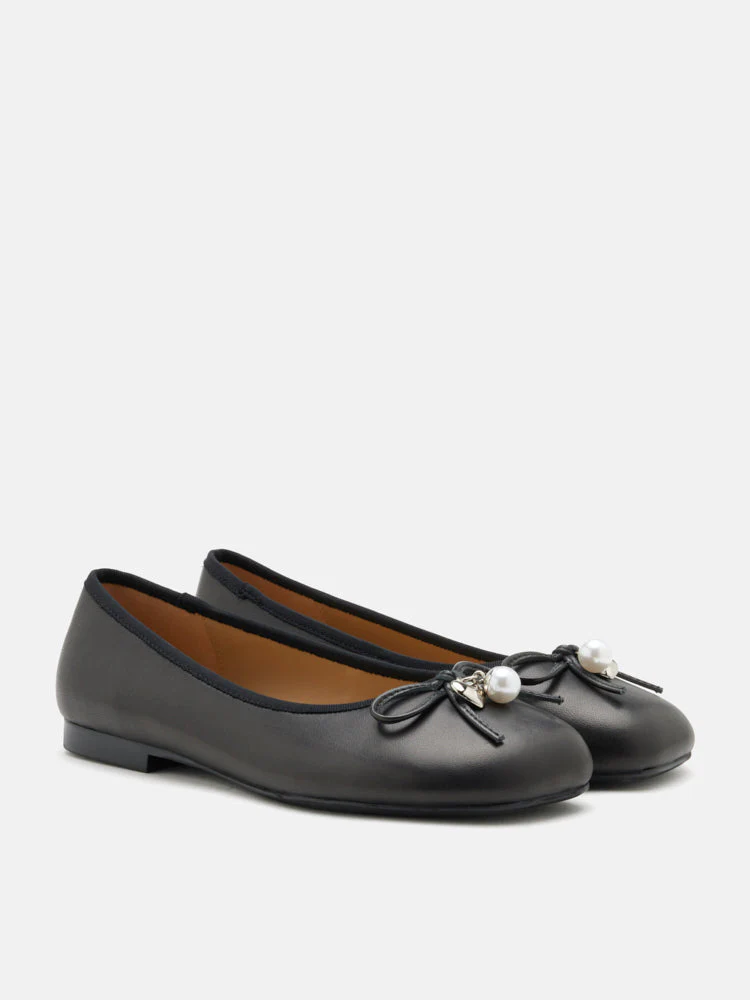 Atomic Heart & Pearl Charm Bow Flats - Image 10