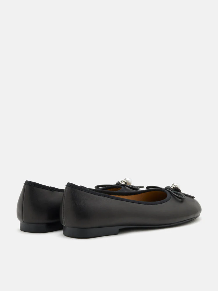 Atomic Heart & Pearl Charm Bow Flats - Image 14