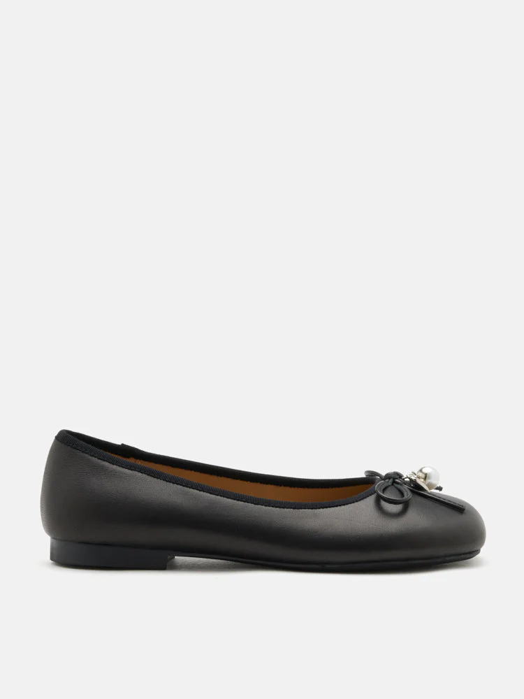 Atomic Heart & Pearl Charm Bow Flats - Image 8