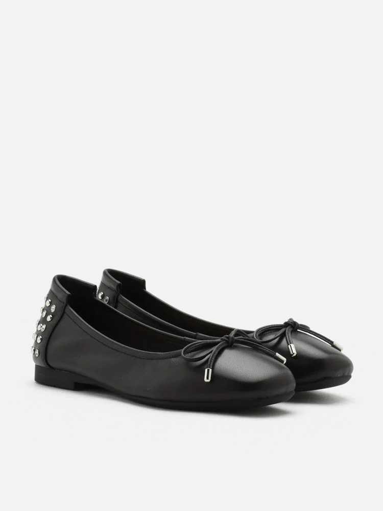 Frances Studded Bow Flats - Image 10