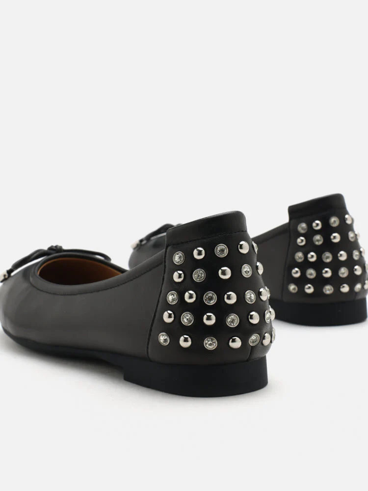 Frances Studded Bow Flats - Image 13