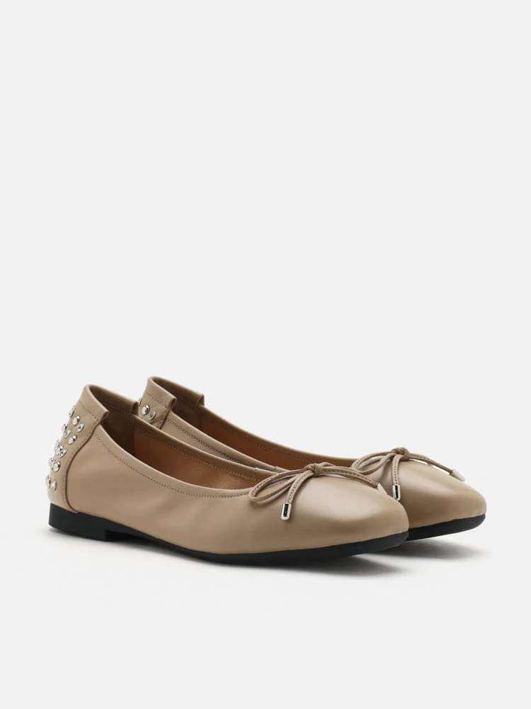Frances Studded Bow Flats - Image 3