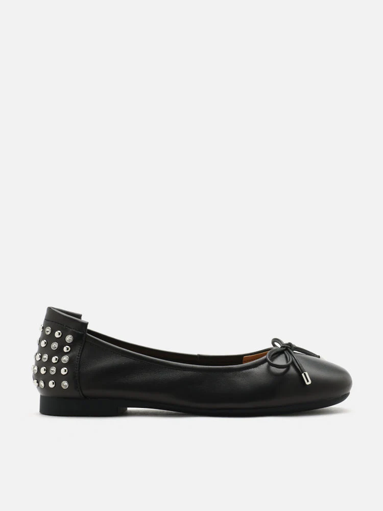 Frances Studded Bow Flats - Image 8