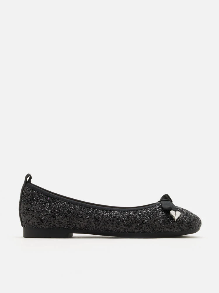 Astoria Glitter Bow Flats - Image 8