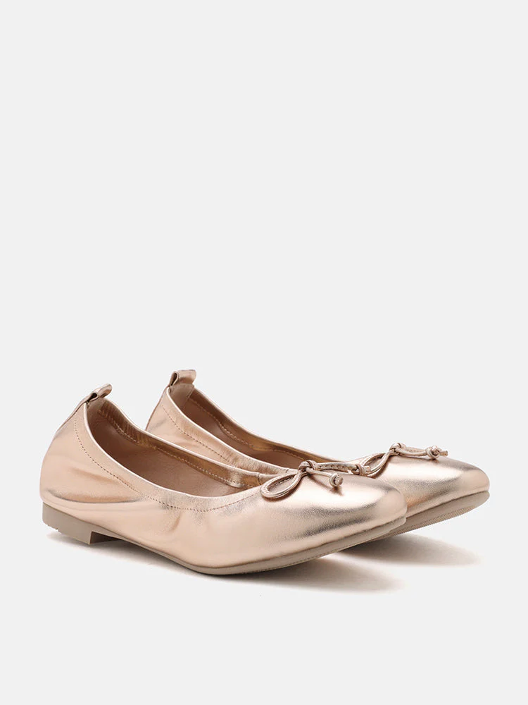 Avery Bow Covered Flats - Image 11