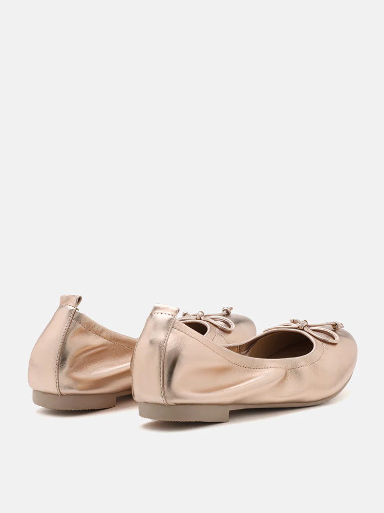 Avery Bow Covered Flats - Image 15