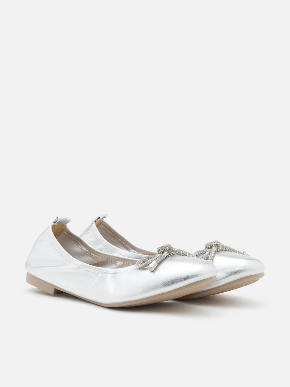 Mara Crystal Bow Ballerinas - Image 3