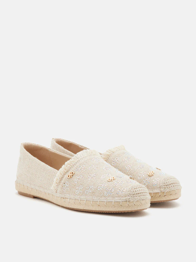 Maggie Monogram Frayed Espadrilles - Image 11