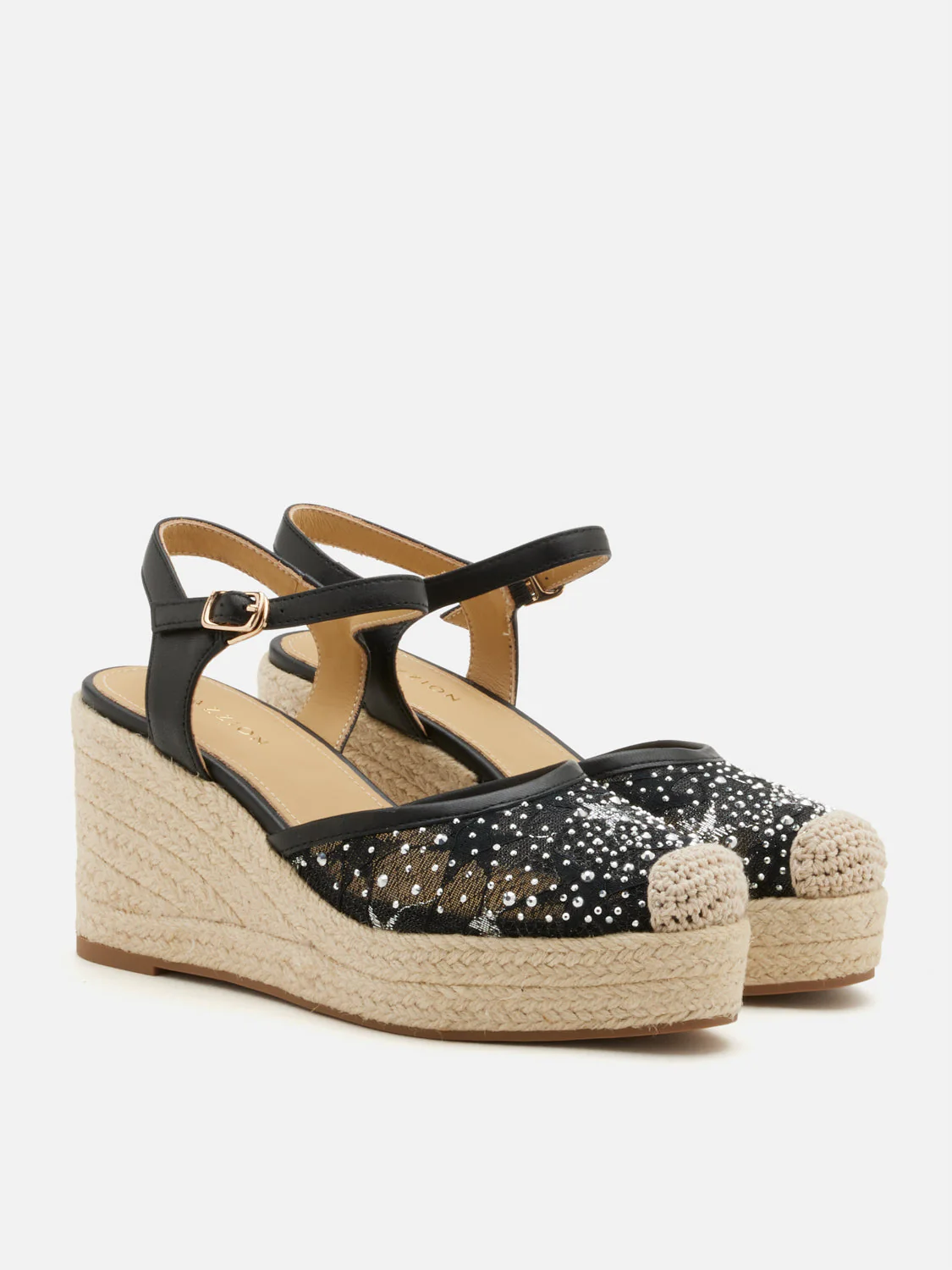 Varianne Crystal Embellished Wedges - Image 10