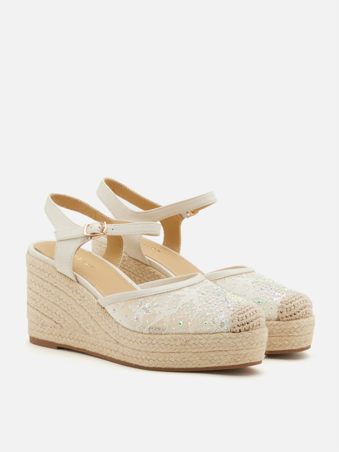 Varianne Crystal Embellished Wedges - Image 3