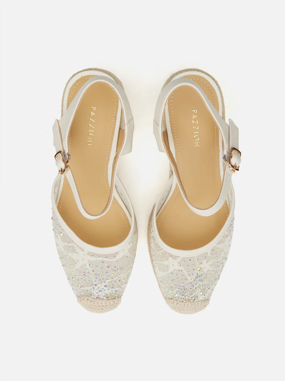 Varianne Crystal Embellished Wedges - Image 4