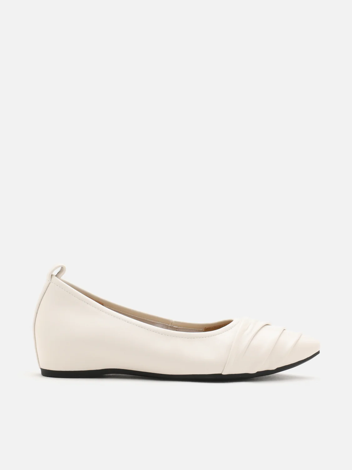 Rylee Ruched Detail Covered Flats - Image 14