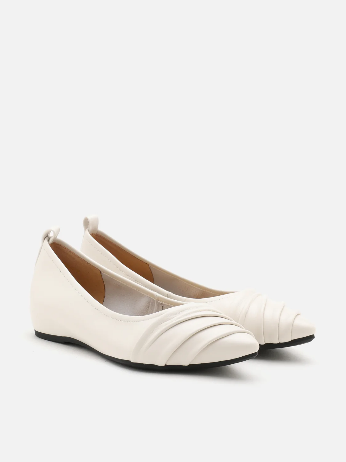 Rylee Ruched Detail Covered Flats - Image 16