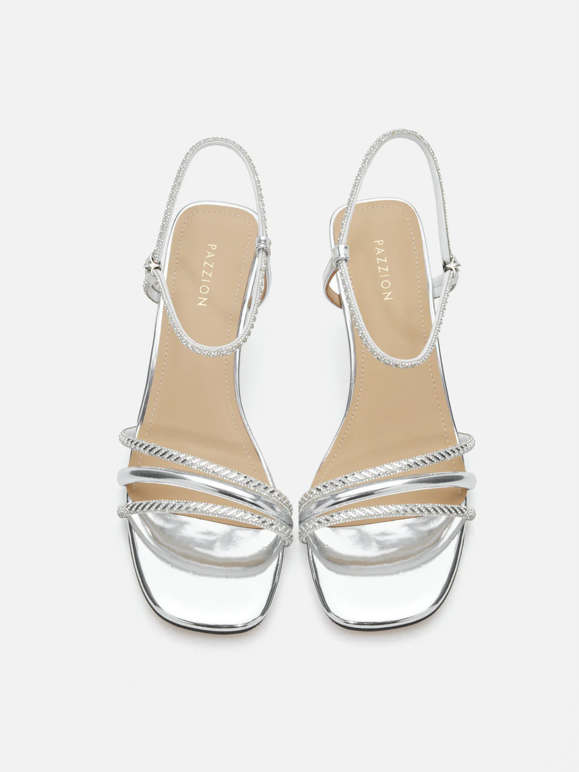 Quinella Crystal Embellished Sandal Heels - Image 6