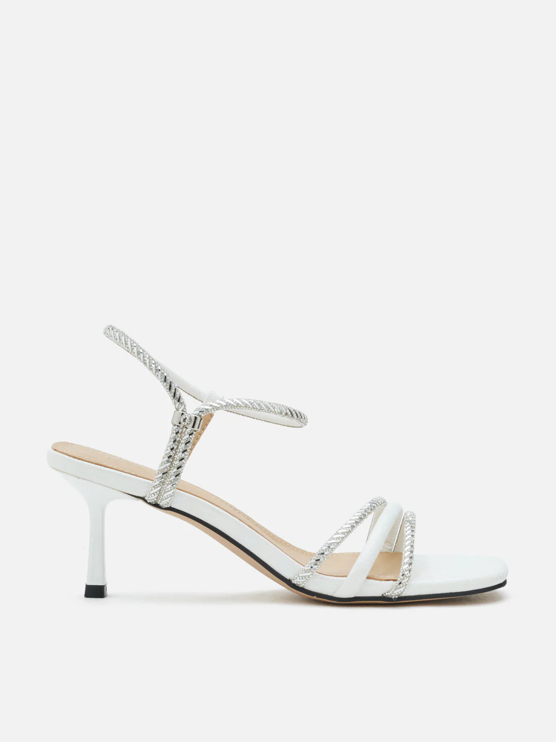 Quinella Crystal Embellished Sandal Heels - Image 8