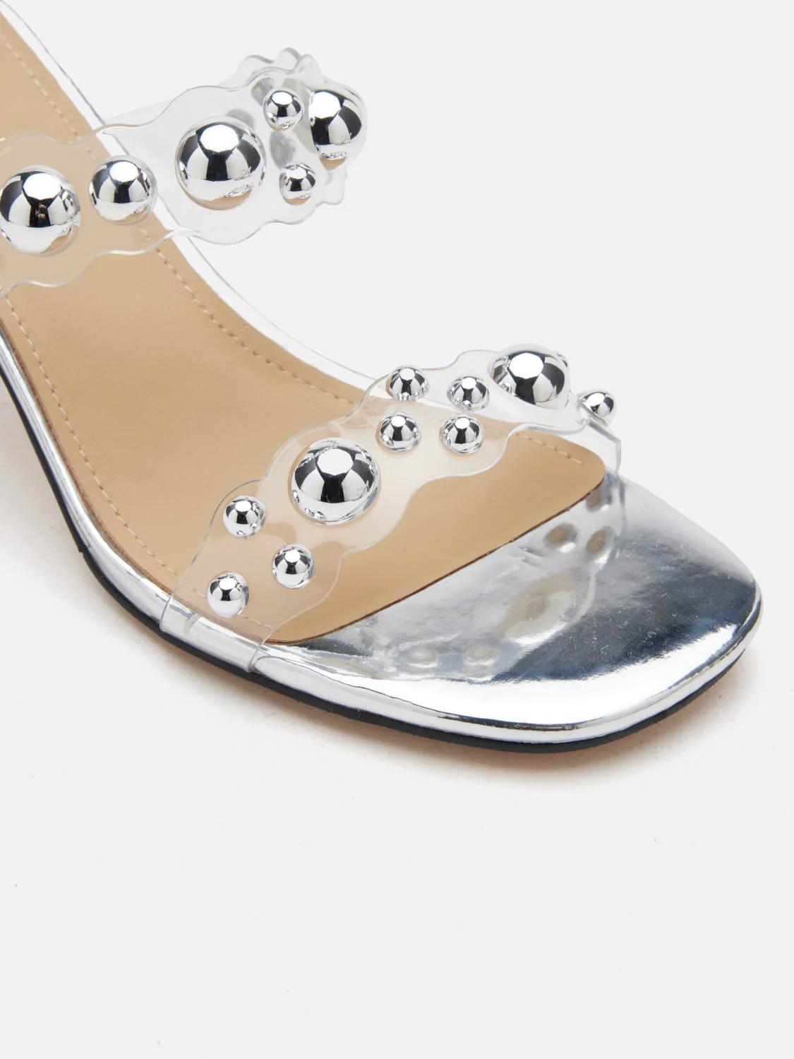 Greylisse Pearl Encrusted Sandal Heels - Image 11