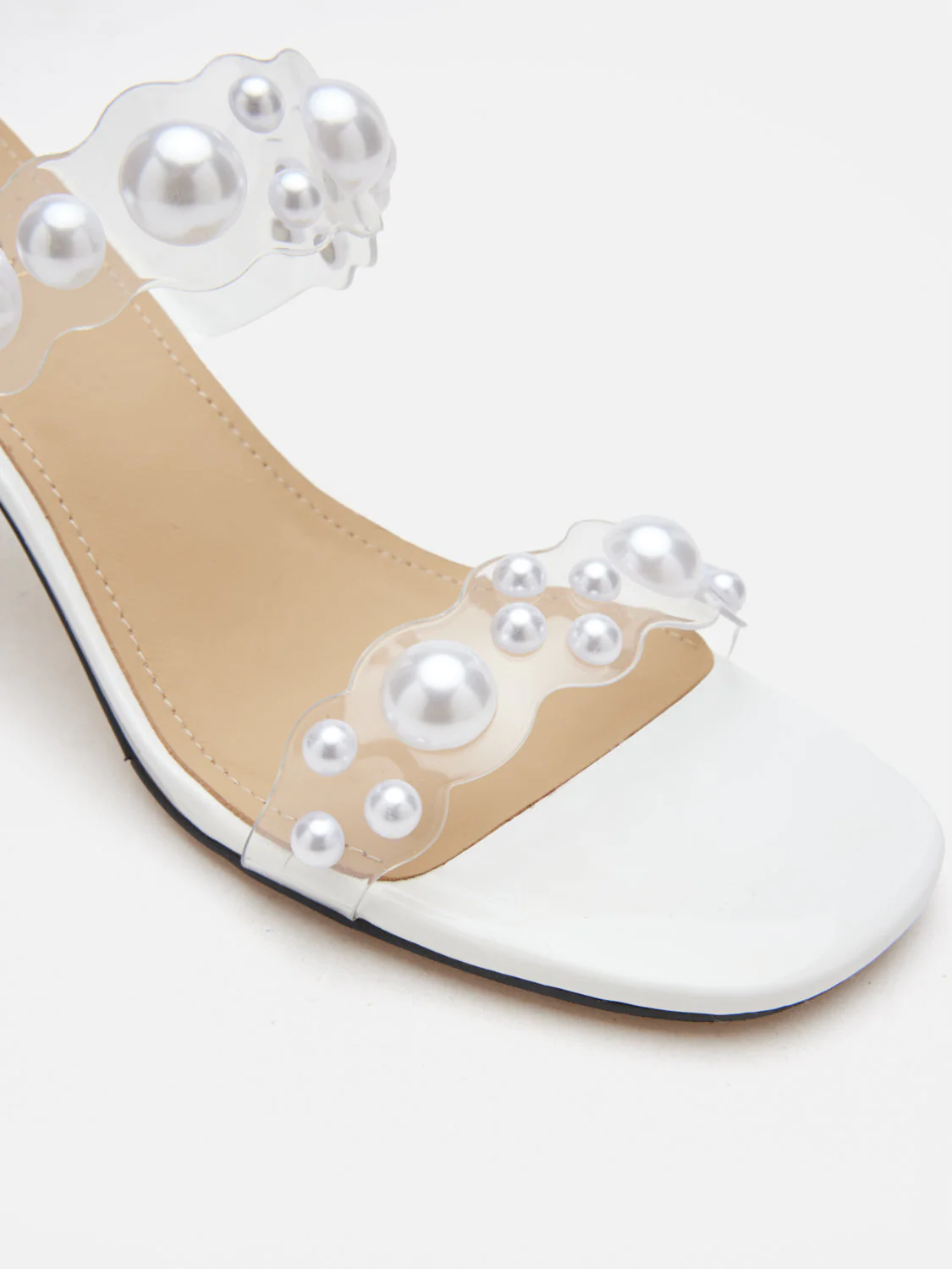 Greylisse Pearl Encrusted Sandal Heels - Image 4