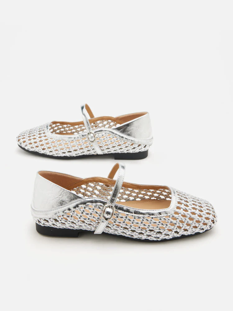 Leonie Woven Mary Janes - Image 4