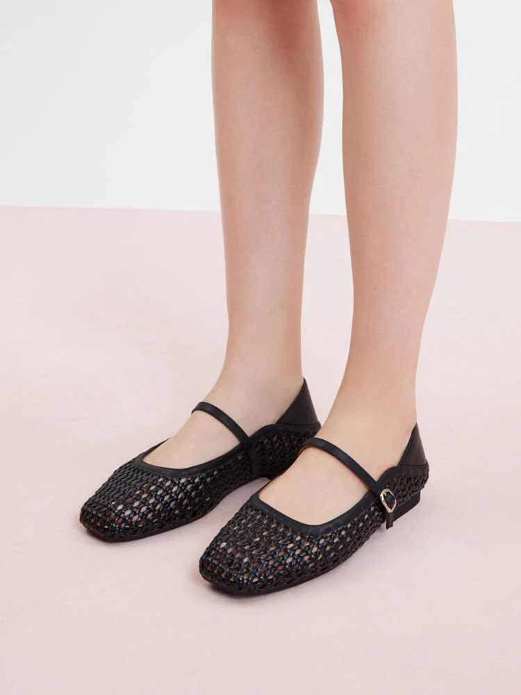 Leonie Woven Mary Janes - Image 9
