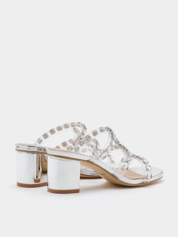 Miuccia Diamante Embellished Block Heel Sandals - Image 14