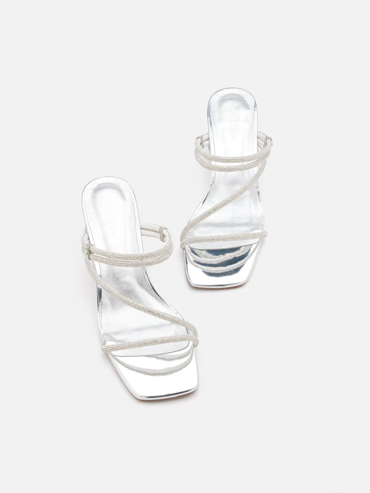 Lola Crystal Strap Wedges - Image 14