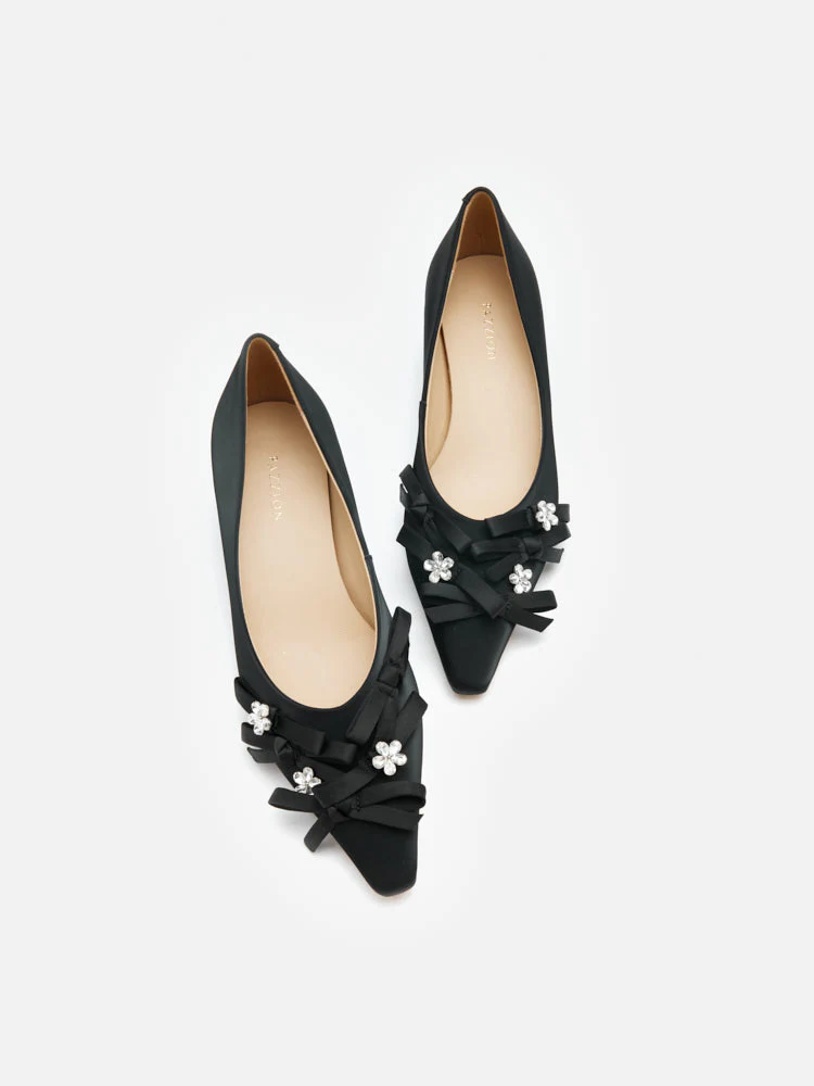 Coco Embellished Bow Heels - Image 13