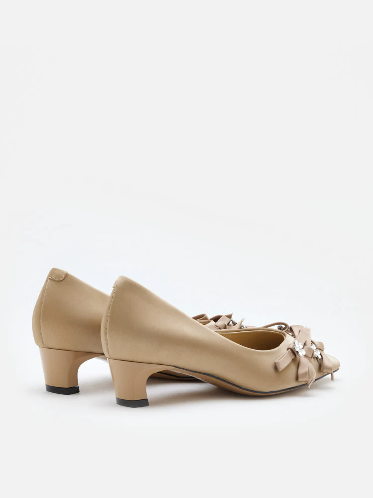 Coco Embellished Bow Heels - Image 7
