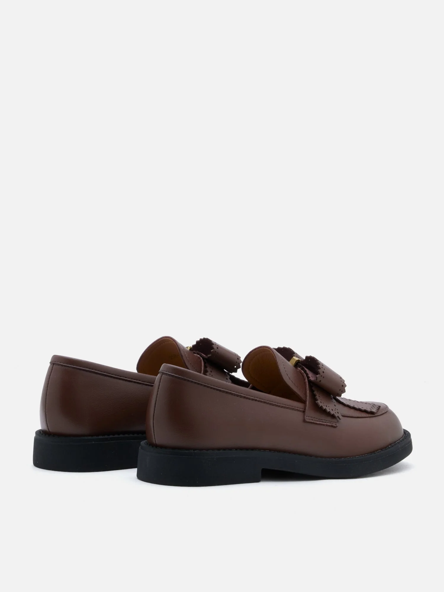 Thea Brogue Bow Loafers - Image 7