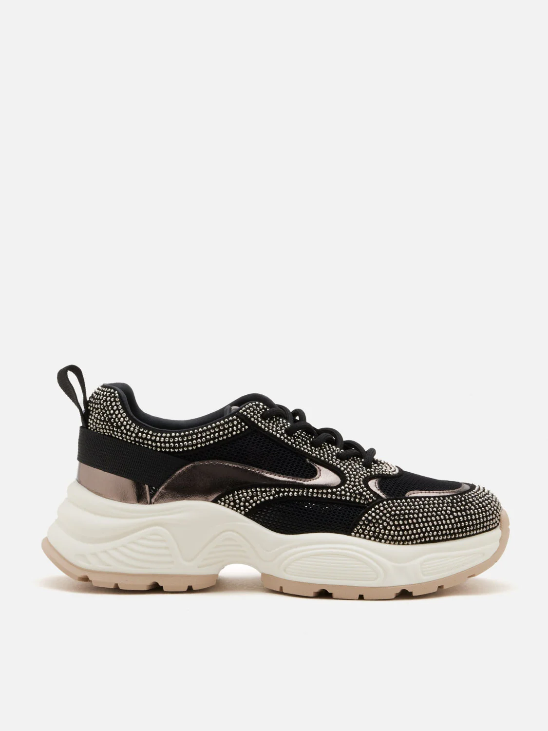 Marivelle Crystal Embellished Mesh Sneakers - Image 9