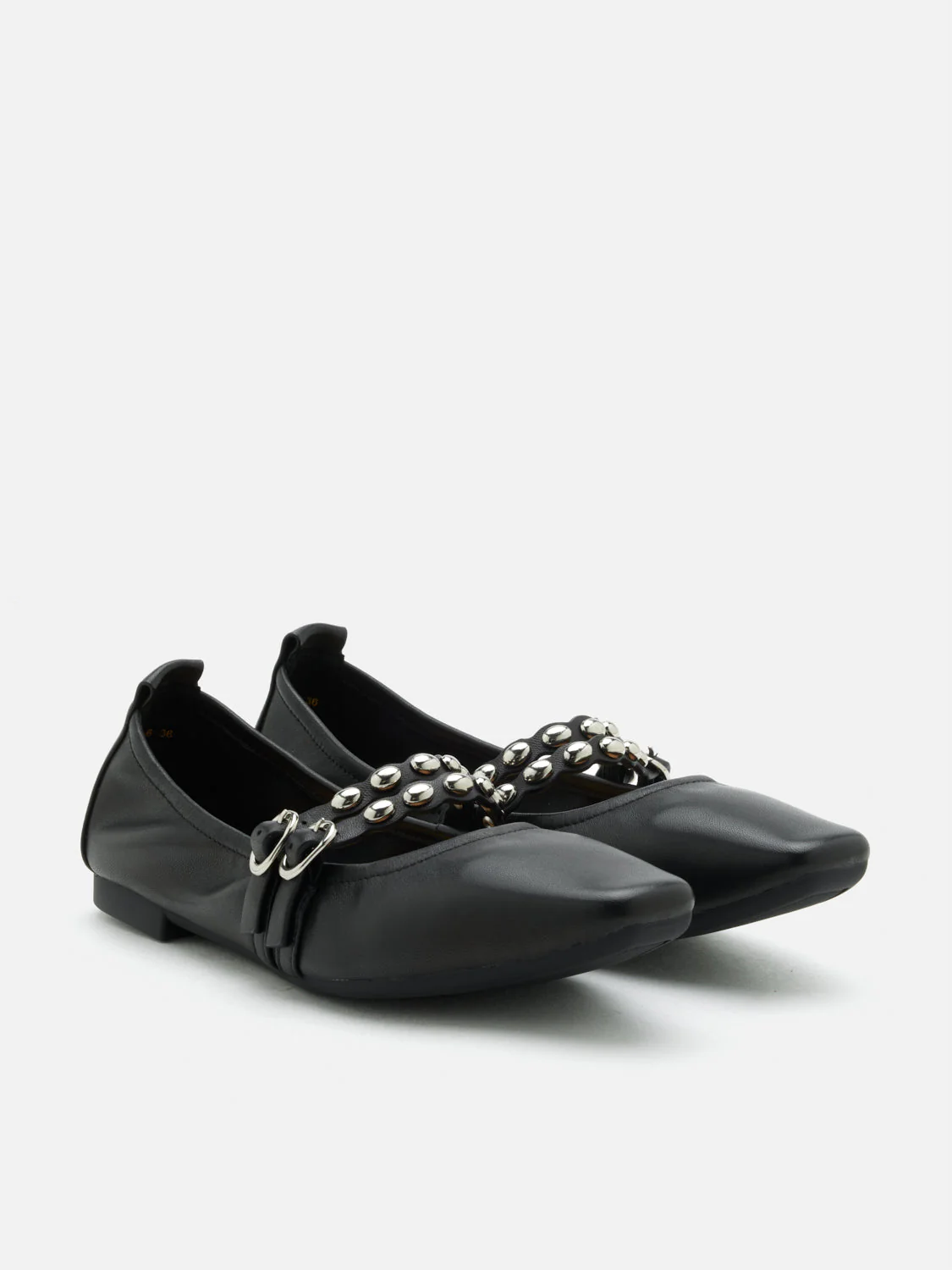Sydney Studded Double Strap Flats - Image 10