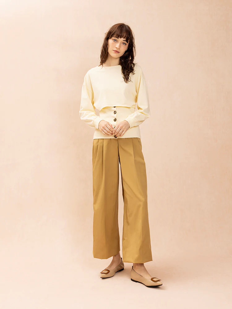 Gilda Brass Pointed Toe Flats - Image 9