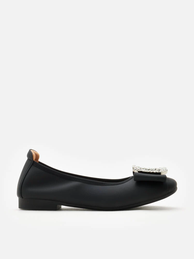 Milla Crystal Buckle Ballet Flats - Image 9