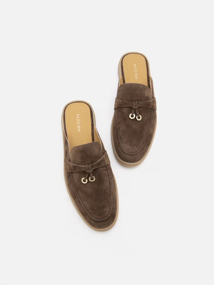 Mavis Suede Mules - Image 4