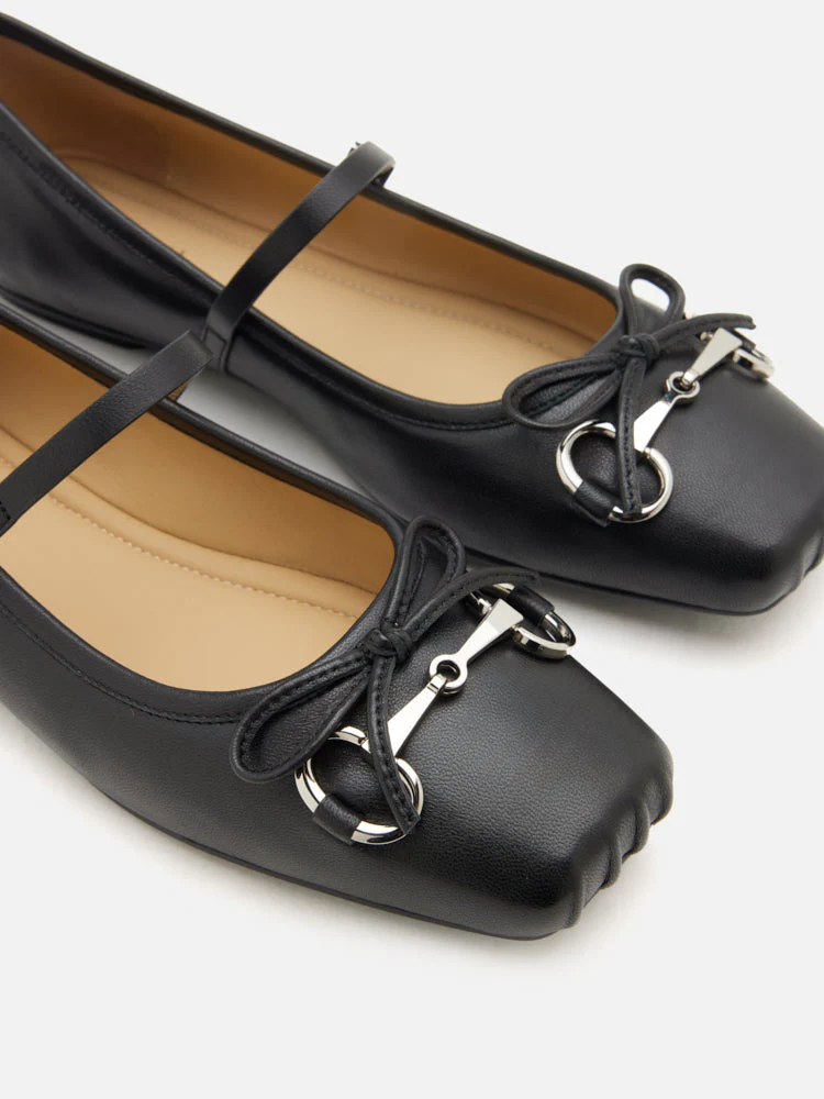 Etta Horsebit Square-Toe Bow Mary Janes - Image 11