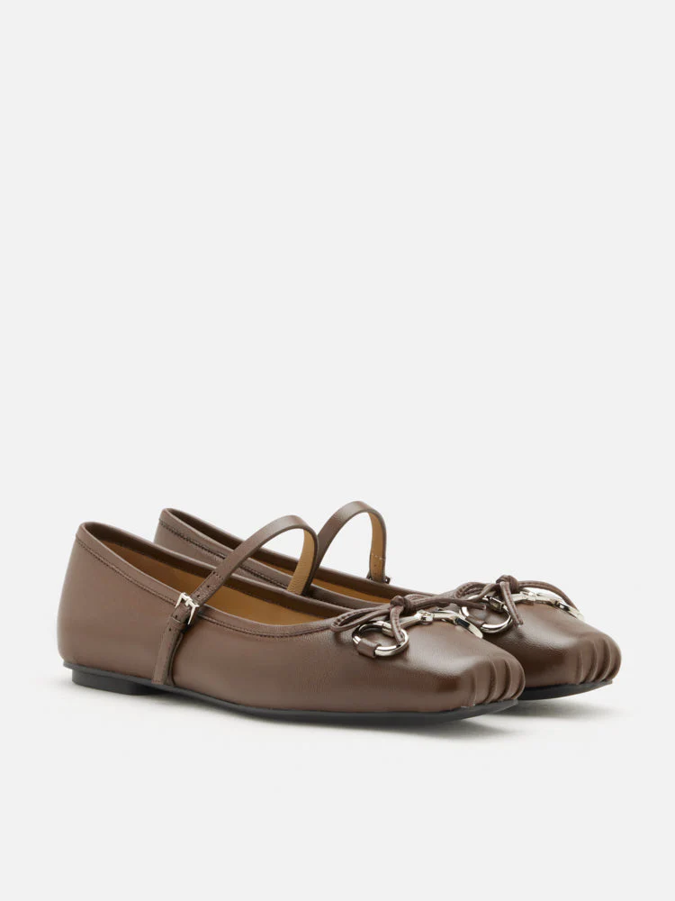 Etta Horsebit Square-Toe Bow Mary Janes - Image 3