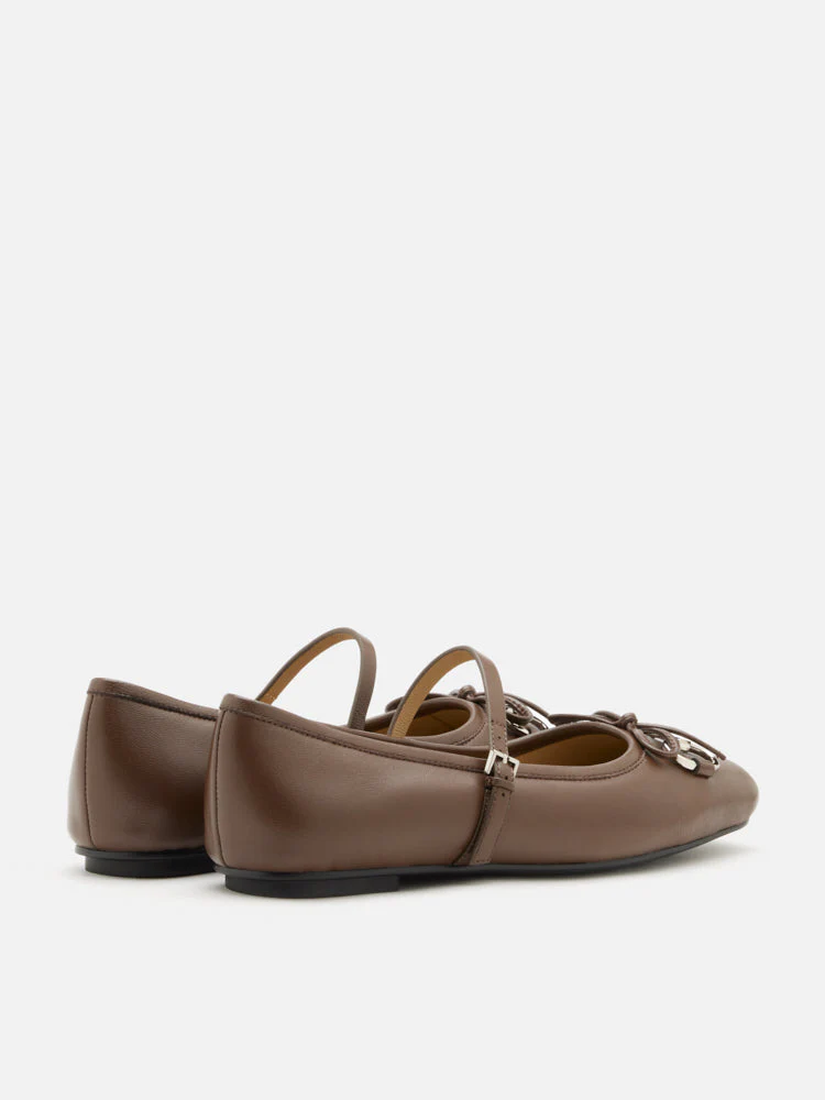 Etta Horsebit Square-Toe Bow Mary Janes - Image 7