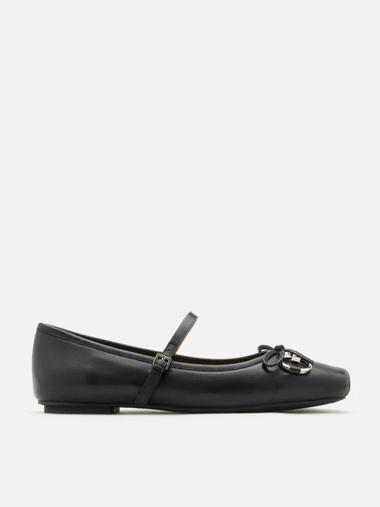 Etta Horsebit Square-Toe Bow Mary Janes - Image 8