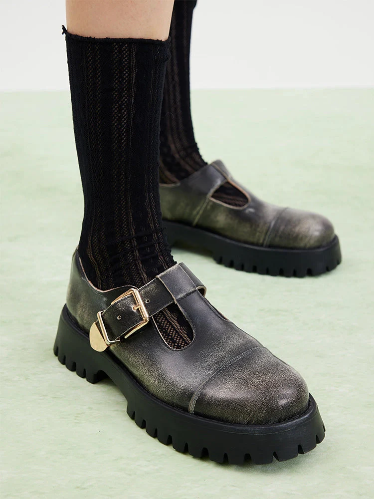Blanquer T-Bar Mary Jane Loafers - Image 10
