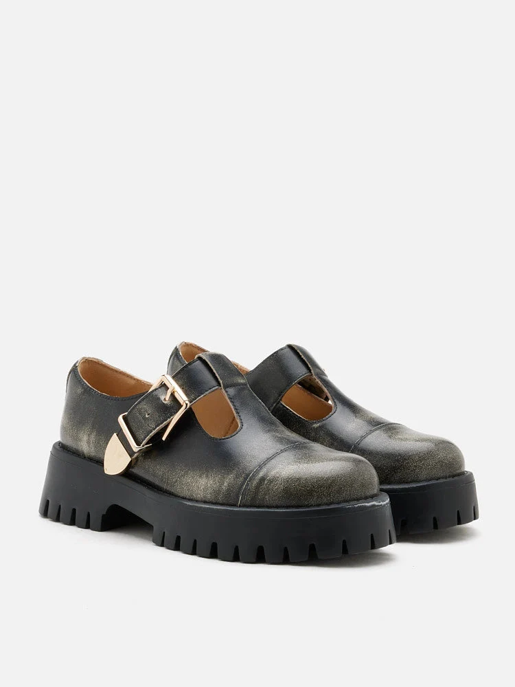 Blanquer T-Bar Mary Jane Loafers - Image 11