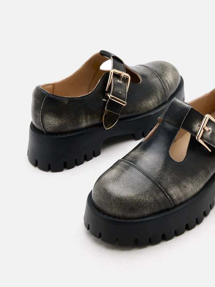 Blanquer T-Bar Mary Jane Loafers - Image 12