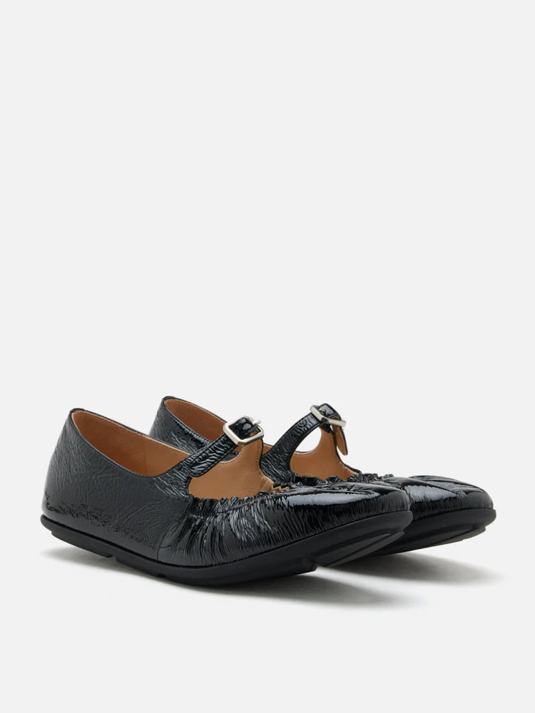Frieda Ruched Patent Mary Janes - Image 10