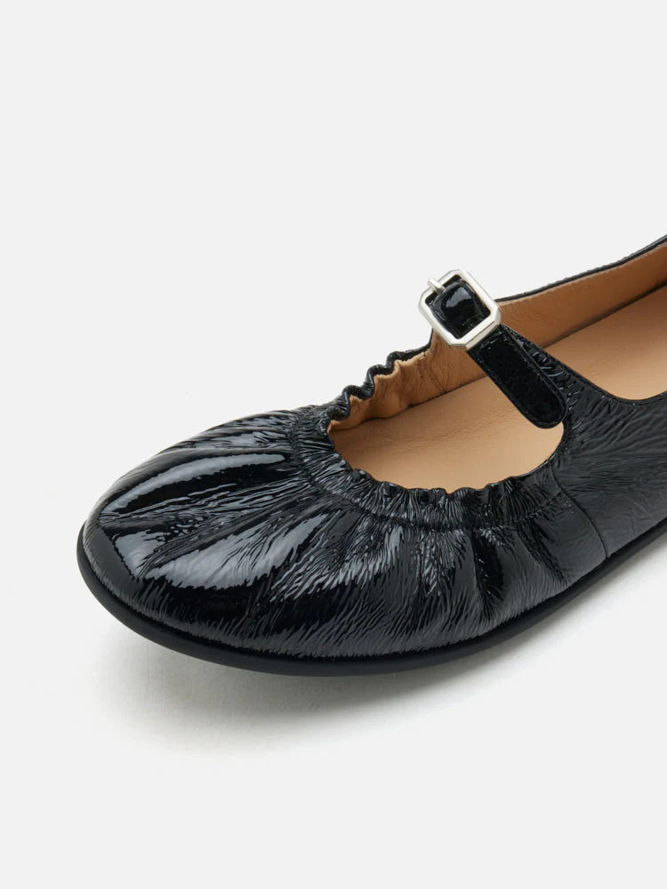 Frieda Ruched Patent Mary Janes - Image 11