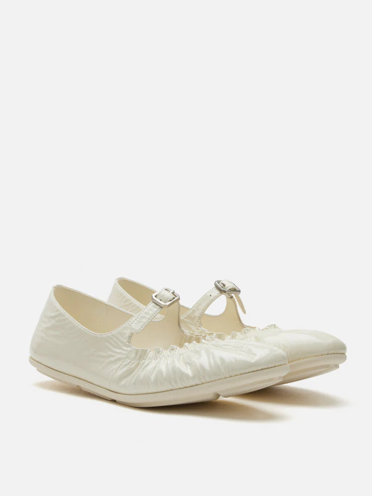 Frieda Ruched Patent Mary Janes - Image 3
