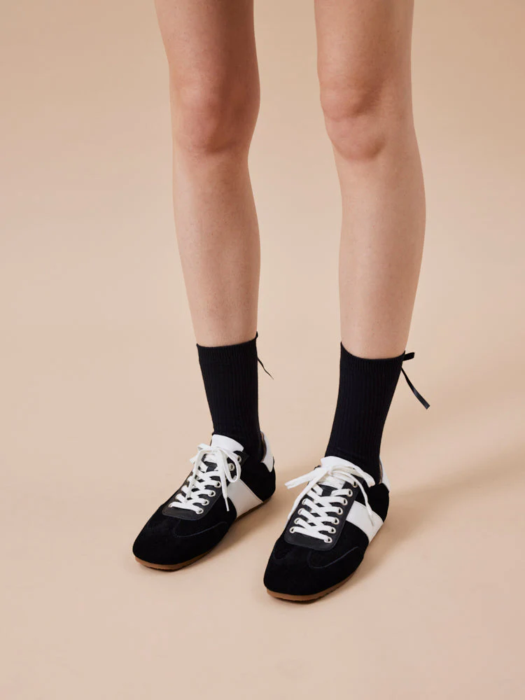 Renoir Suede Color Blocked Sneakers - Image 9