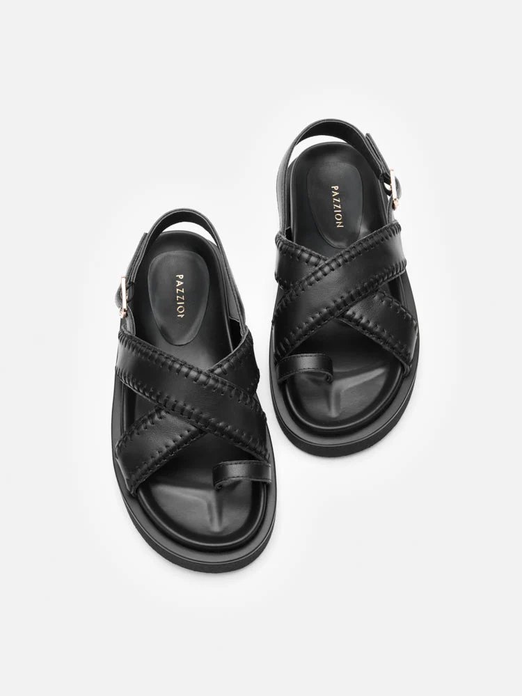 Constance Stitched Slingback Sandals - Image 13