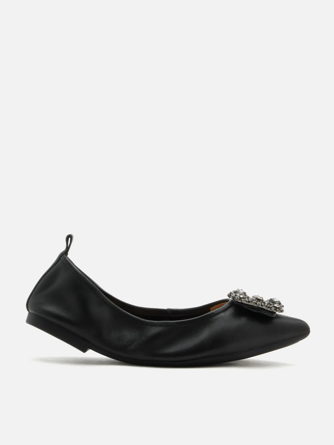 Helene Crystal Buckle Foldable Flats - Image 8