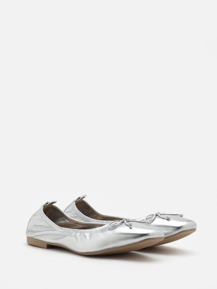 Gia Bow Square Toe Flats - Image 9