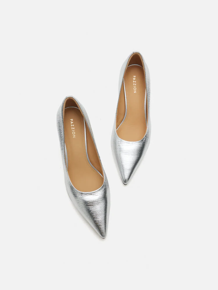Marcie Metallic Pointed Toe Heels - Image 13