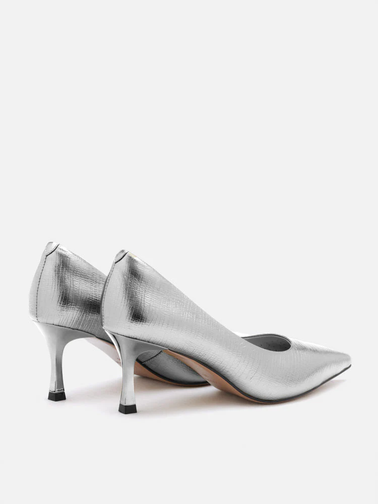 Marcie Metallic Pointed Toe Heels - Image 14