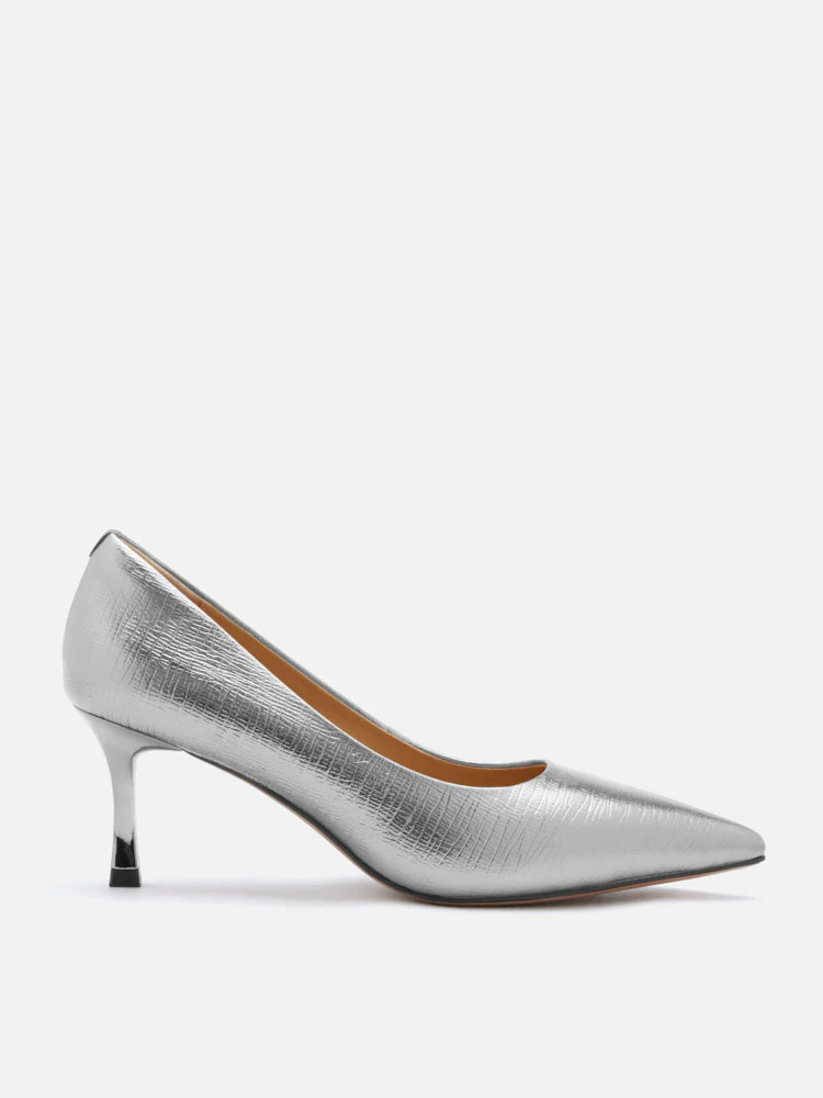 Marcie Metallic Pointed Toe Heels - Image 8